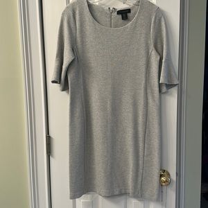 Tabard grey and white blended- flat sleeve shirt dress. GUC.